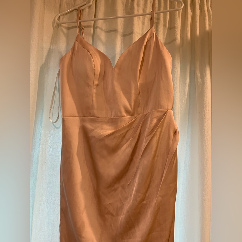 Women’s formal gown, champagne
